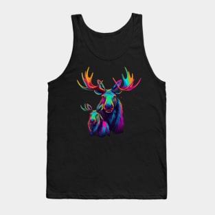 Moose Fathers Day Tank Top